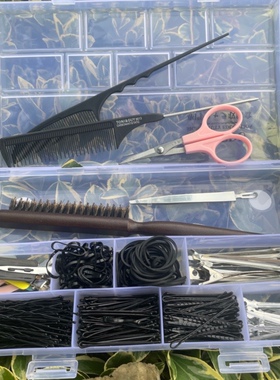 化妆师工具箱桌面发夹盒包邮