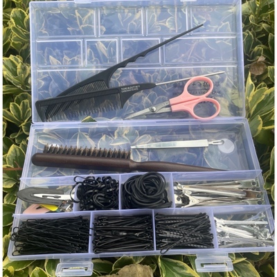 化妆师工具箱桌面发夹盒包邮