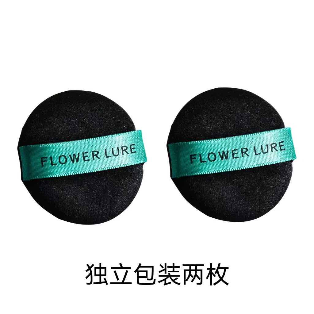 散粉扑7.2gFLOWER粉饼更替植绒粉扑蜜粉定妆粉扑干粉扑直径6cm