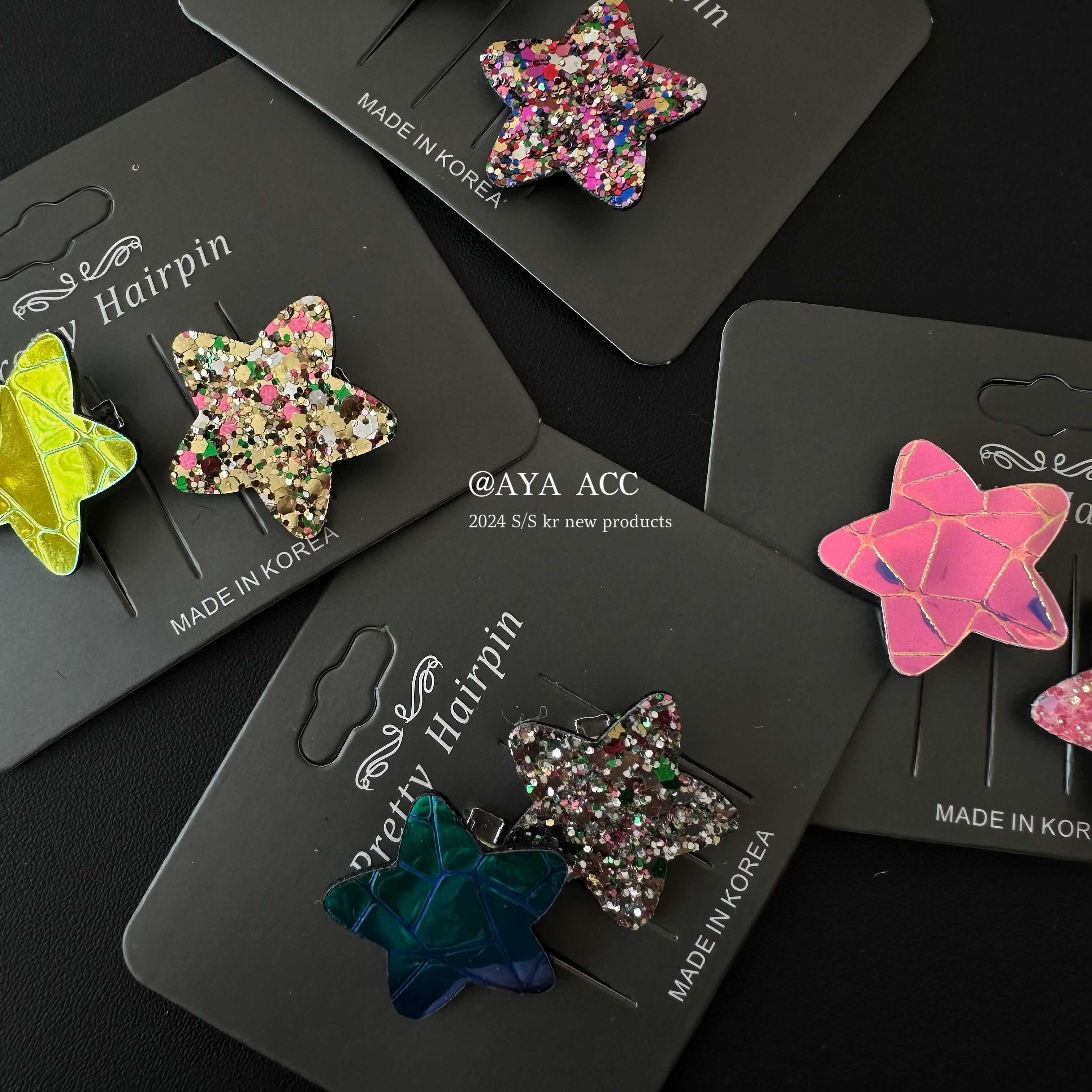 星星宝宝刘海发卡韩国儿童发饰