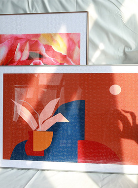 拼图框1000片定做5075拼图框架5002000片画框裱框铝合金相框定制