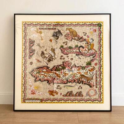 双面异形透明拼图相框挂墙