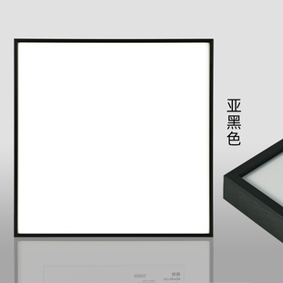 黑色空白铝合金画框装裱框正方形6寸8寸相框空框金属窄边方框挂墙