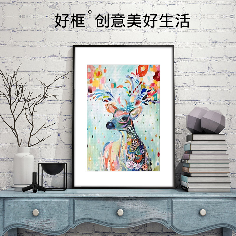 铂赞铝合金相框A2画框8k拼图写真广告4开海报框细窄边60×90定做