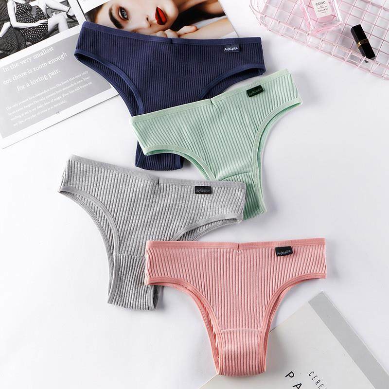 Cotton underwear all cotton sexy sports seamless T-pants内裤