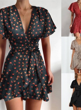 summer dresses dress women plus size 2021 ladies sexy red w