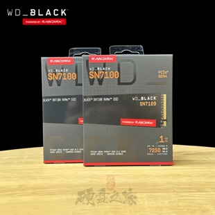 WD_BLACK固态硬盘SN7100 500G 1T 2T 4T M.2 SSD PCIe4.0游戏黑盘