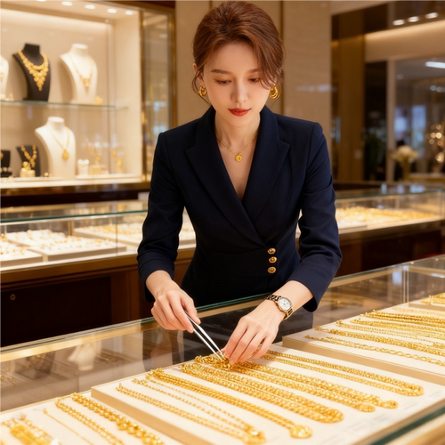 珠宝店售楼部女神范高端工作服