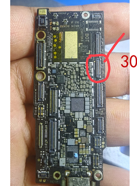 30Pin适用华硕ROG 3 5 6 ROG5前置内联接口ZS660KL后置摄像头座子