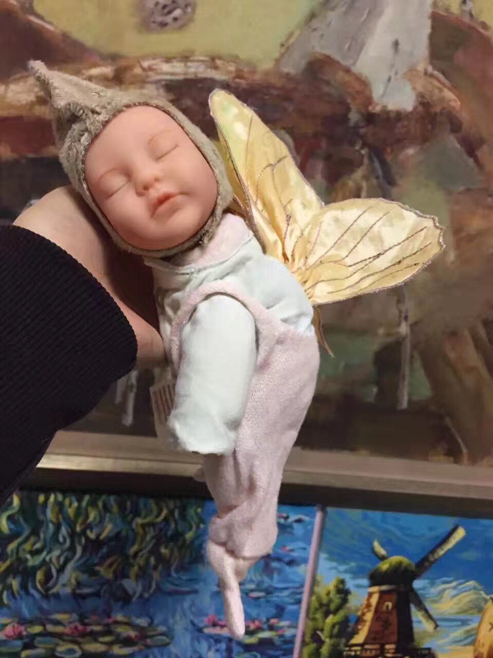 娃娃安抚仿真公仔蝴蝶毛绒玩具