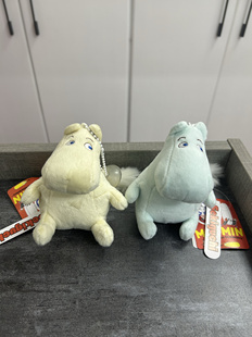 日单姆明moon in可爱卡通动物毛绒公仔玩偶钥匙扣挂件生日礼物女