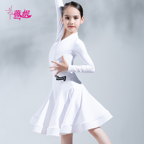 薇妮拉丁舞规定服少儿标准比赛服