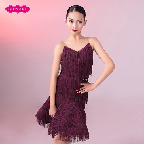 GRACEone拉丁舞吊带练功服女夏季