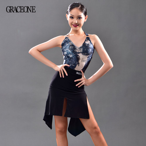 GRACEONE拉丁舞服女新款网红套装