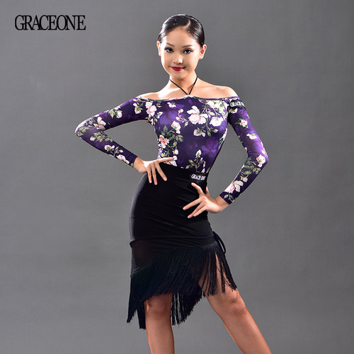 GRACEone拉丁舞上衣女夏季新款
