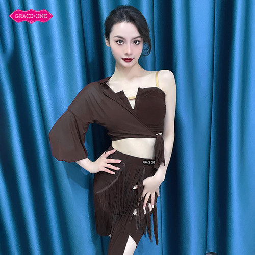 GRACEone拉丁舞女成人新款练功服