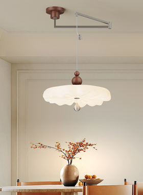 德莱顿法式中古风复古大厅客厅吊灯美式餐厅摇臂书房灯具