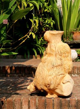 树瘤花瓶天然拙朴风随形家居装饰