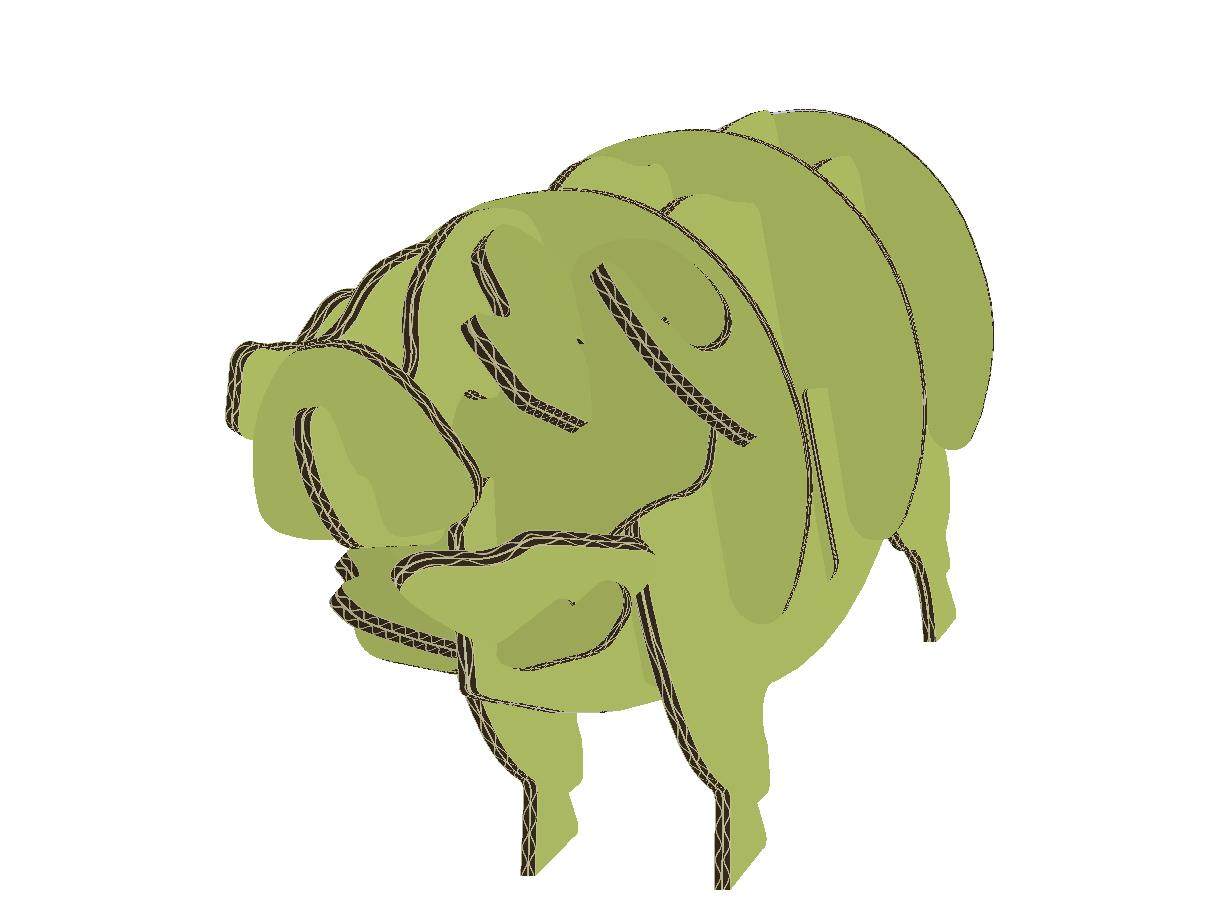 定制数码打样一个起动物个性造型猪纸盒包装设计飞机盒瓦楞纸板