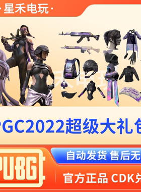 PUBG皮肤 PGC2022超级大礼包套装绝地求生CDK发光手臂STEAM吃鸡