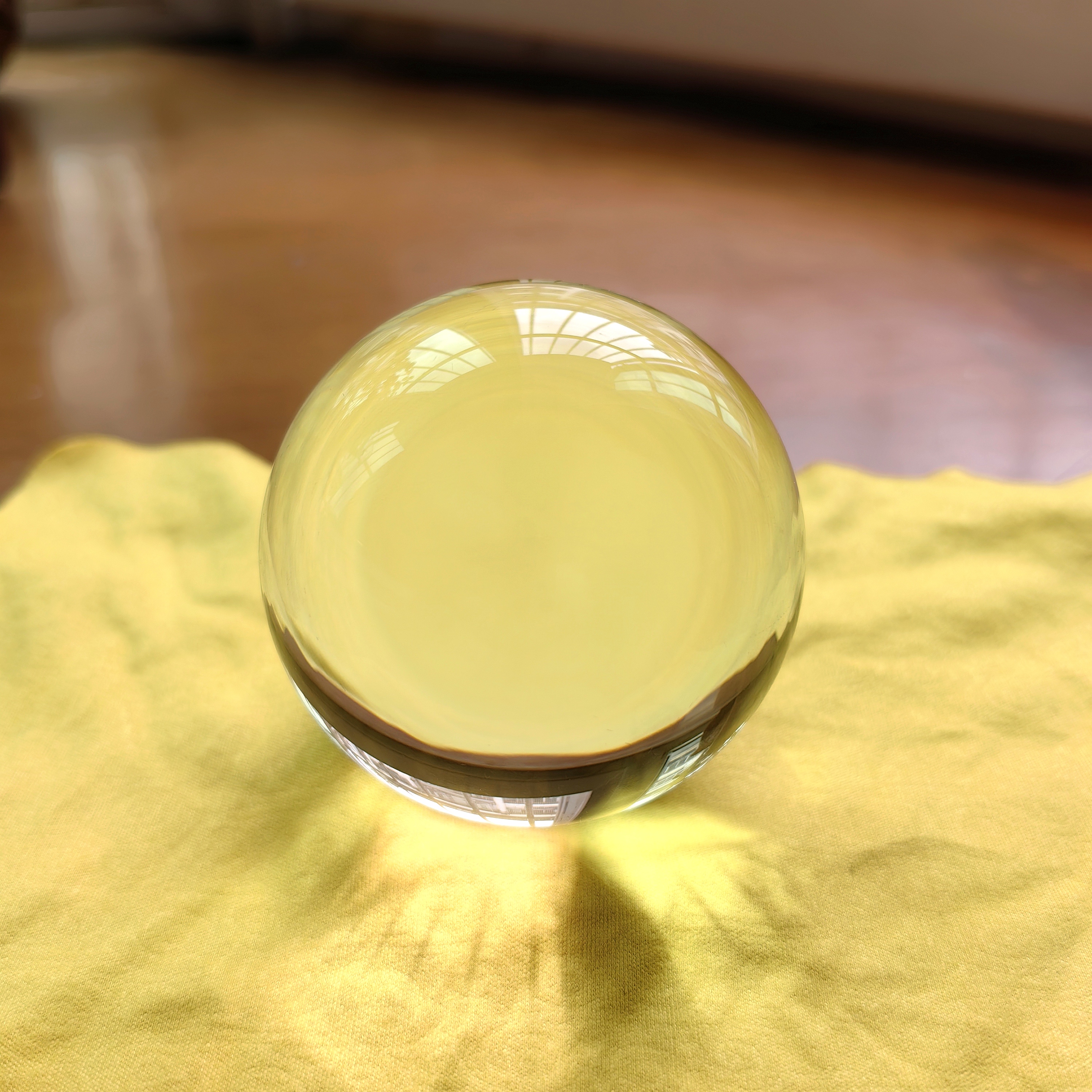 天然白水晶球摆件裸石打磨风水招财净化全净体收藏级一物一图