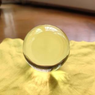 天然白水晶球摆件裸石打磨风水招财净化全净体收藏级一物一图