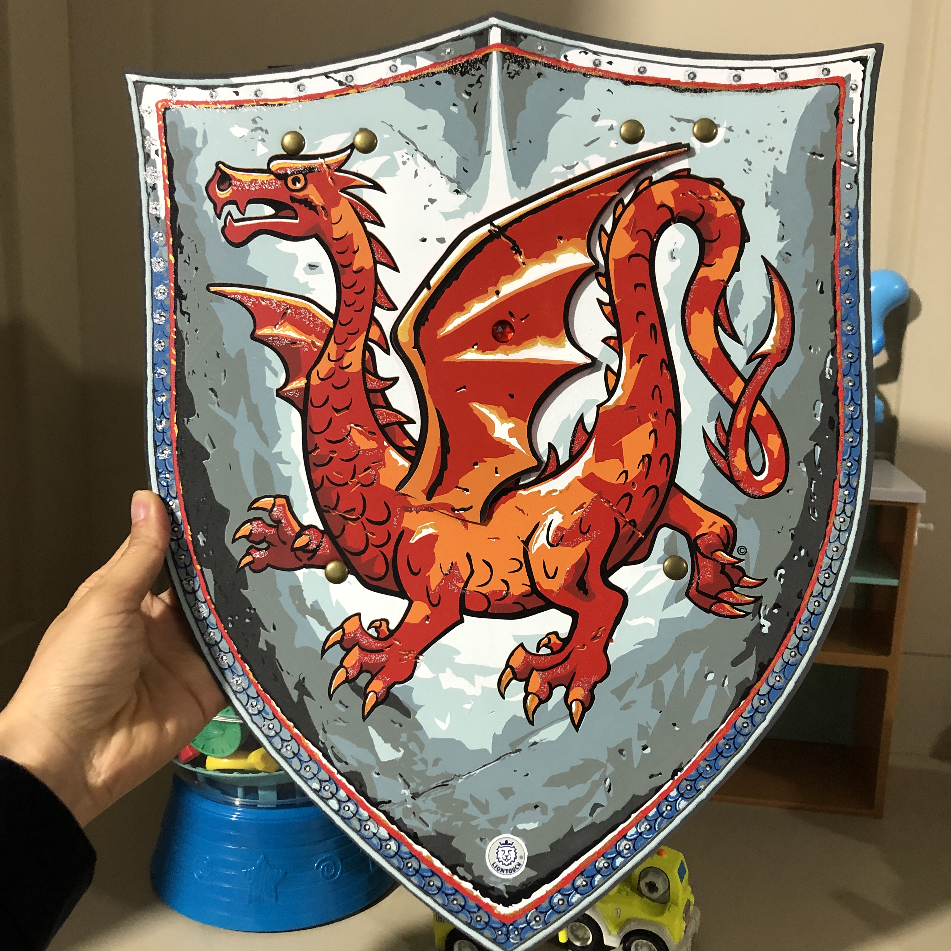 丹麦海盗角色扮演道具过家家盾牌