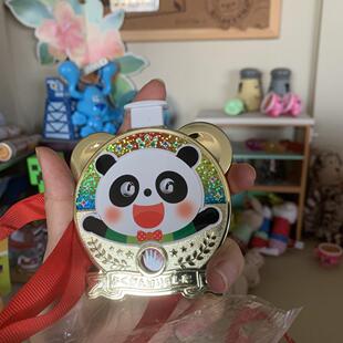 日单熊猫大象小熊运动会冠军奖牌玩具