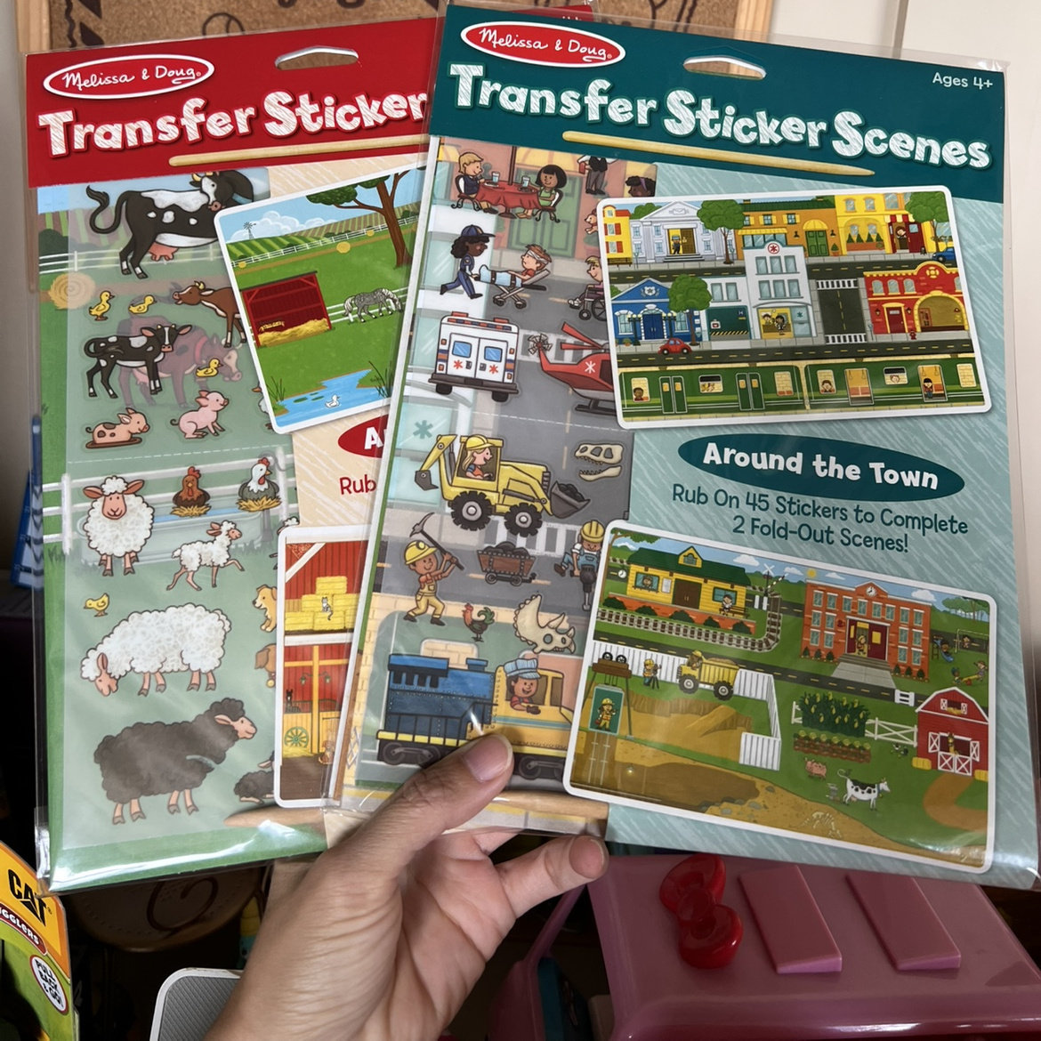 Melissa卡通贴纸场景转移贴