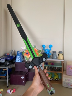 户外带上!捡漏特价NER`F冷兵器泡沫长剑不伤手儿童武术玩具礼物