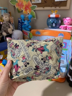 亏清!出日本公主史努比米奇化妆包多用途旅行收纳小袋文具袋包中