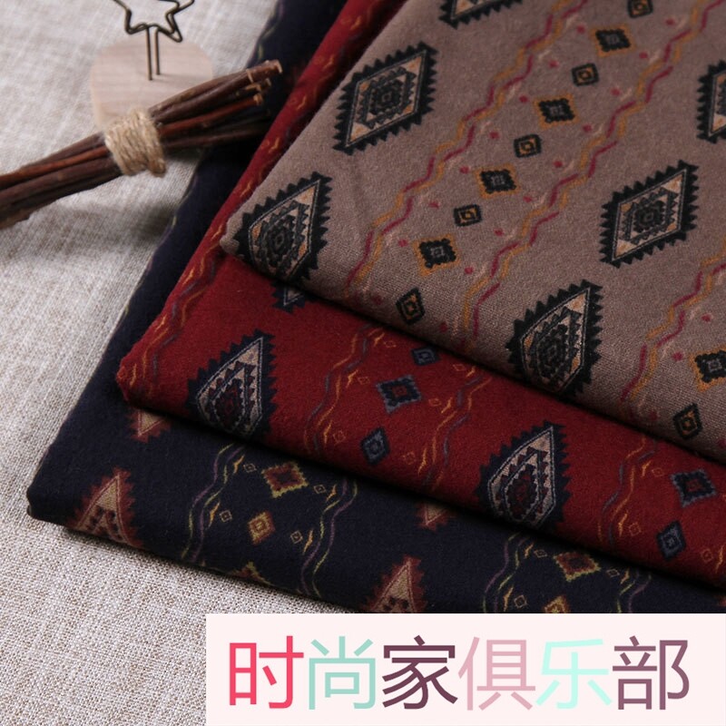风全棉数码印花面料现货秋冬全棉保暖面料磨毛时装布料欧美高性价比高么？