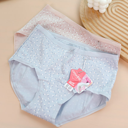 彩田高腰生理裤32259月经期防漏安心裤防侧漏胖mm大姨妈裤32261