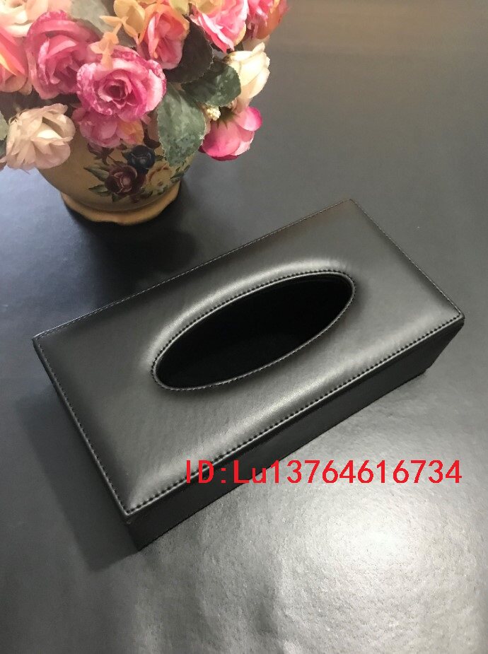 现货时尚创意皮革精品车用纸巾盒