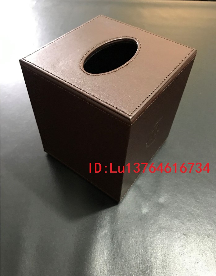 现货:时尚创意高档皮革纸巾盒 抽纸盒 车载家居用品 订制LOGO