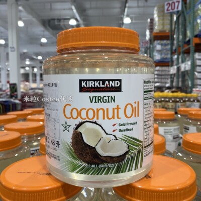 Shanghai Costco приобретает импортируемую кирклендскую плиту холодную сжимающуюся кокосовое масло 2,48 л.