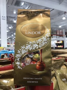 上海开市客代购瑞士进口LINDOR瑞士莲巧克力600g 5种口味