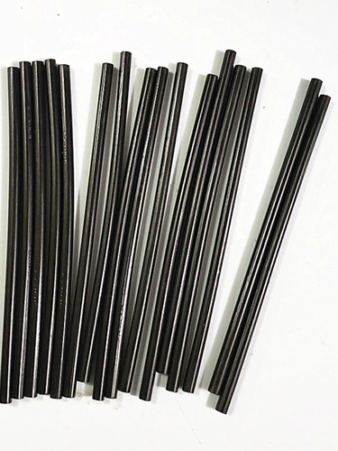 Клей-карандаш, черный парик ручной работы, диаметр 7.2мм