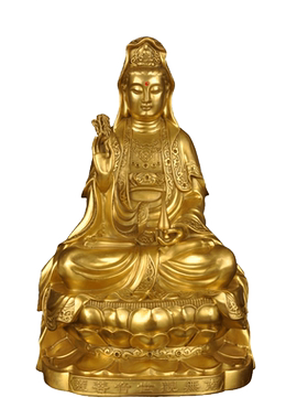 全铜观音家居装饰摆件