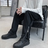 K28-P50秋装男士潮流拉链设计休闲卫裤学生运动裤篮球裤，男装休闲裤，电商B327