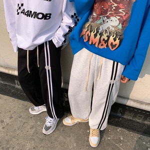 22-春装-抖音直播款 纯棉 B327-K55-P55-男休闲运动裤宽松束脚裤,女装休闲裤,电商B327
