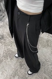 秋冬款宽松休闲裤百搭西装男女拖地裤情侣休闲裤K13-P50送裤链，男装西服套装，电商B327
