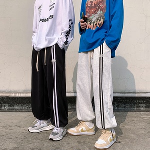 22-春装-抖音直播款 纯棉 B327-K55-P55-男休闲运动裤宽松束脚裤图片