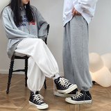 K003-P50~春款现货港风潮流宽松运动裤束脚休闲裤男针织卫裤控68，男装休闲裤，电商B327