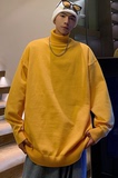 BKM16-特P35秋冬高领毛衣纯色百搭休闲打底衫毛线衣，男装T恤，电商B327