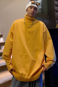 BKM16-特P35    秋冬高领毛衣纯色百搭休闲打底衫毛线衣图片