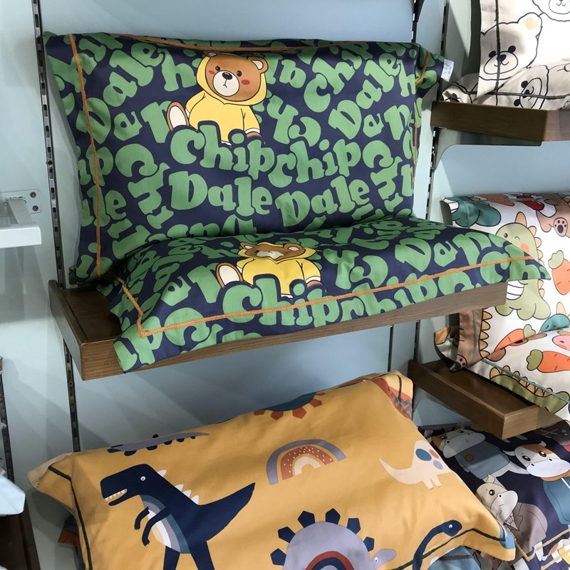 儿童卡通印花全棉60支长绒棉枕套 可爱单人乳胶枕套30x50枕头芯套,床上用品,枕套,淘宝优惠券,粉丝福利购,淘宝优惠卷