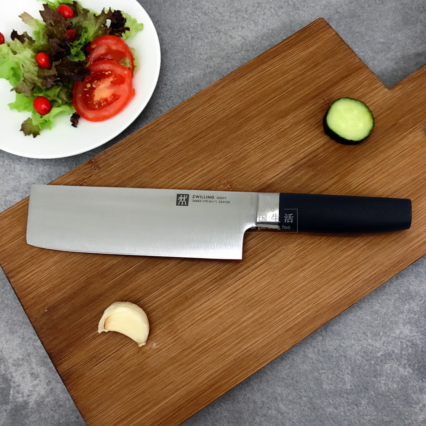 德国双立人花嫁系列不锈钢迷你中片刀家用厨房刀具切肉锋利切菜刀