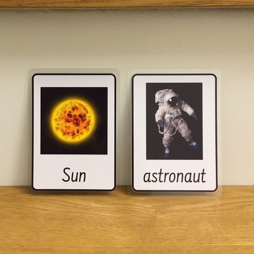 科学太空星球space单词闪卡