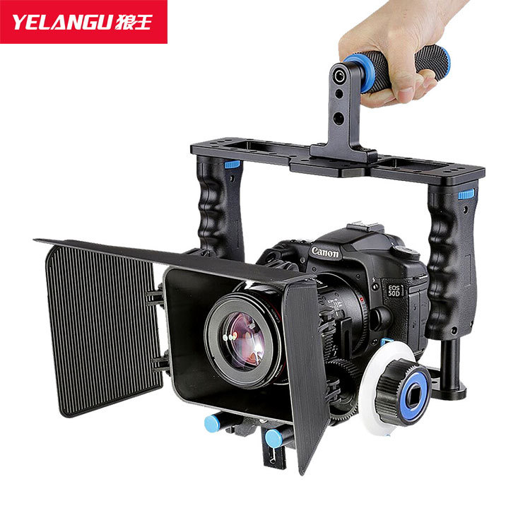 狼王摄影摄像反兔笼套件摄像机反cage兔笼5D2/5D3相机配件